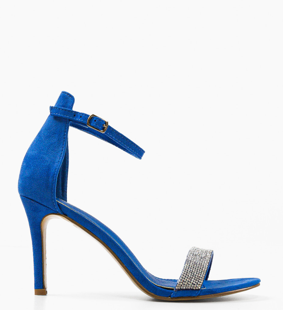Sandale cu Toc Kandrev Albastre | Eleganță Maximă - imagine 3