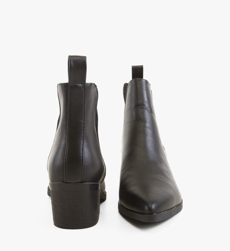 Botine Dama Lance Negre | Eleganță Urbană - imagine 4