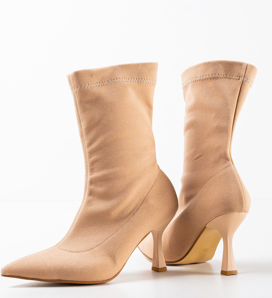 Botine Kalamak Bej - Eleganță și Confort - imagine 7