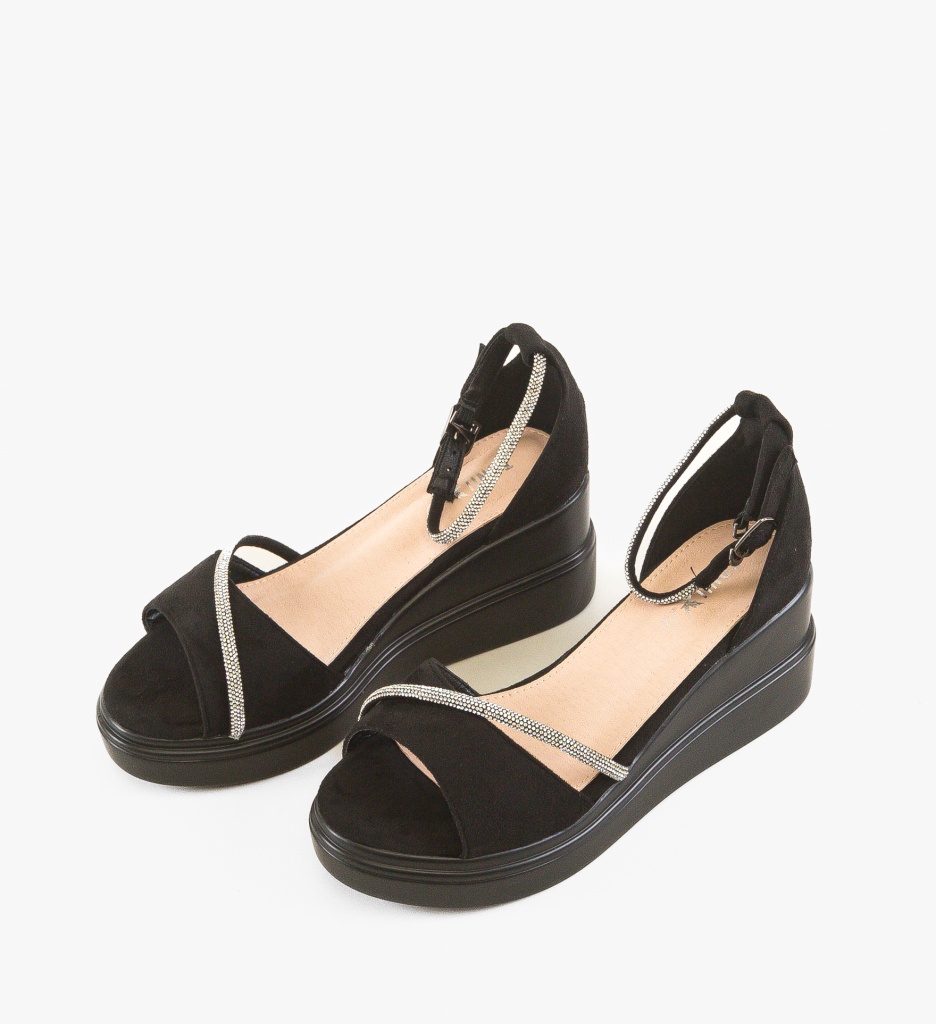Platforme Dama Juha Negre | Stil si Confort - imagine 4