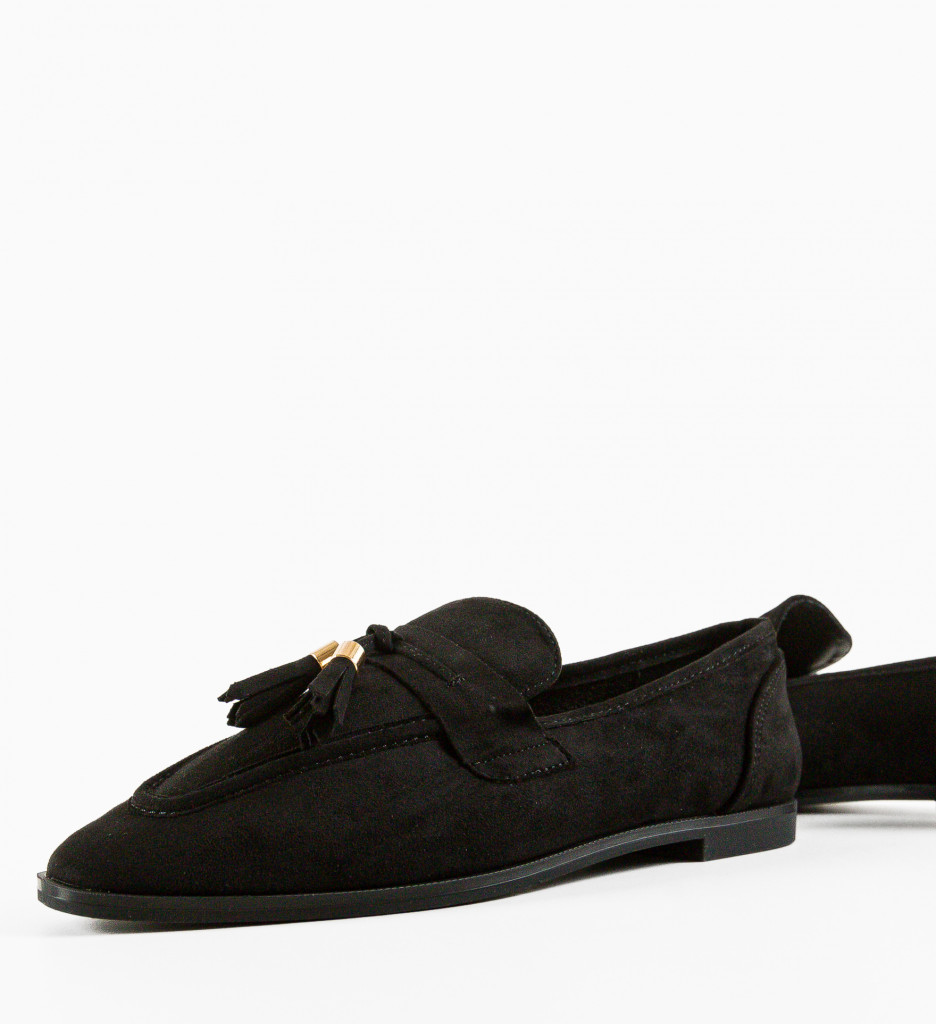 Pantofi Casual Dama Lusintia Negri | Stil & Confort - imagine 7