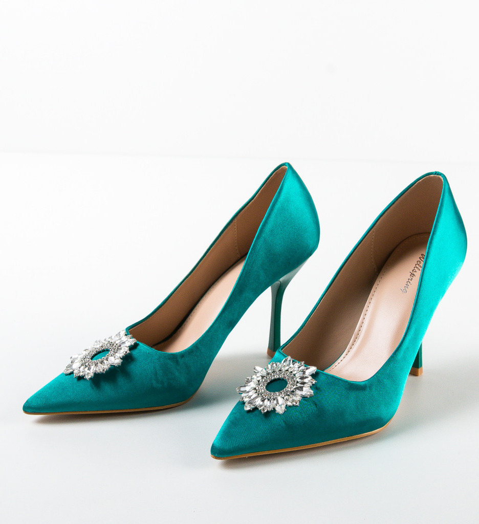 Pantofi Amayah Verzi | Eleganță și Stil - imagine 6