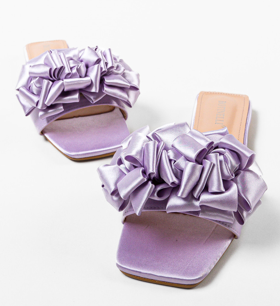 Papuci Dama Ozai Mov - Confort și Eleganță - imagine 6