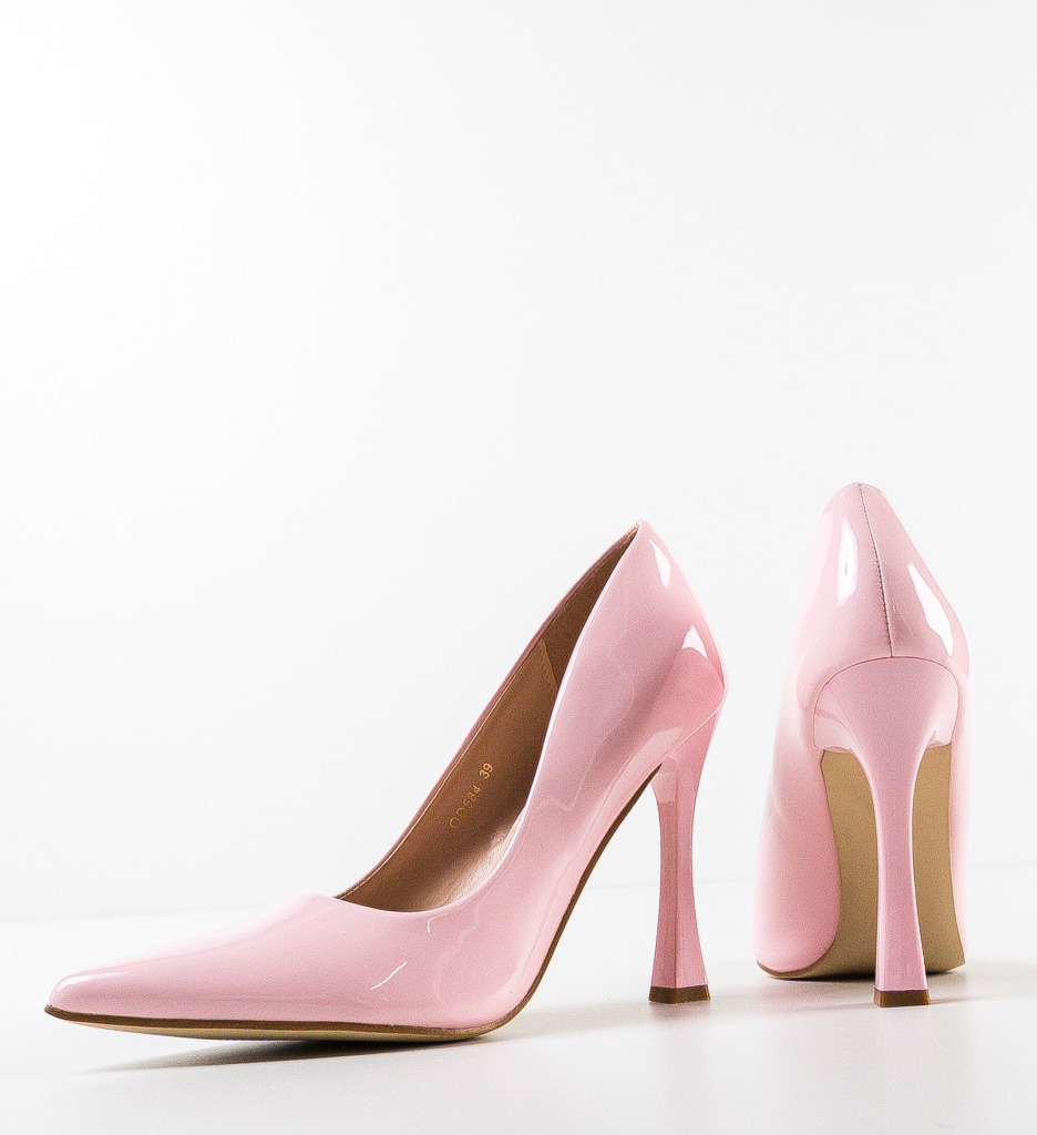 Pantofi Toc Lindo Roz - Eleganță și Stil - imagine 7