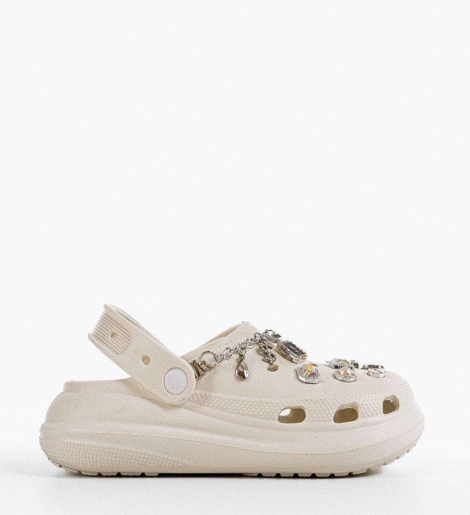 Papuci Barn Dama Albi | Stil Minimalist - imagine 2