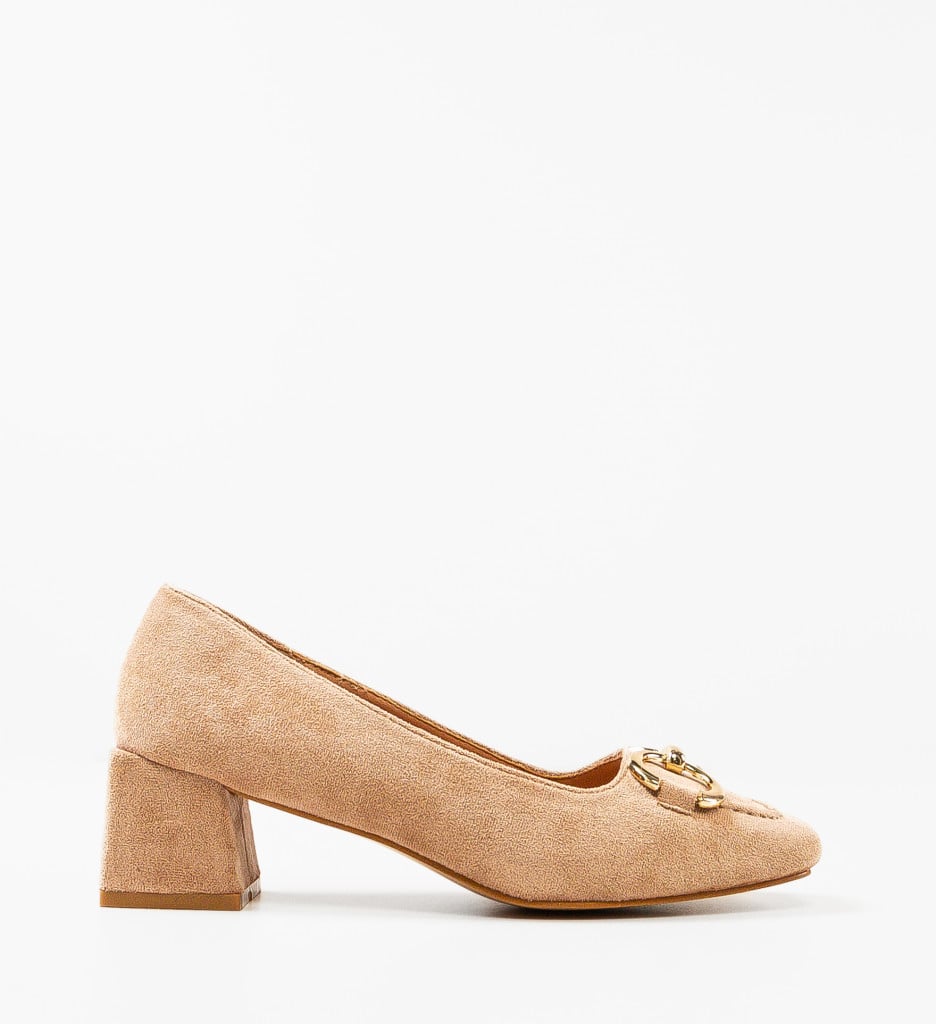 Pantofi cu Toc Khaki pentru Ținute Elegante - imagine 6