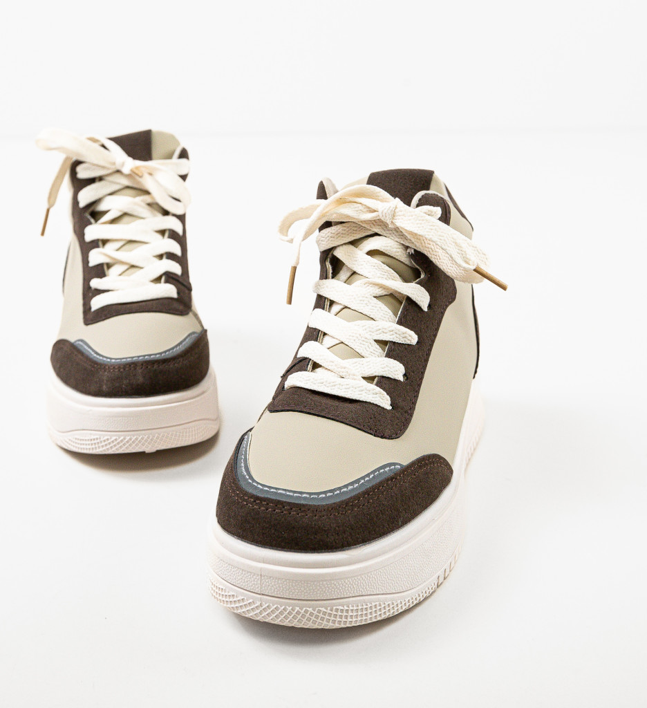 Sneakers Dama Sedio Gri - Confort și Stil - imagine 5