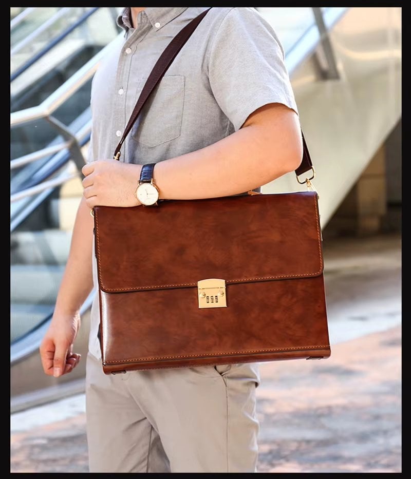 Servieta Piele Delis GT3468 | Eleganta si Practicitate - imagine 3