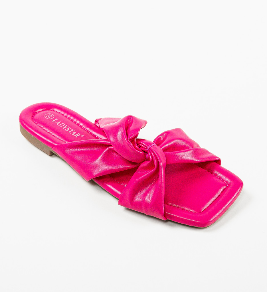 Papuci Dama Athena Fuchsia - Eleganță și Confort - imagine 2