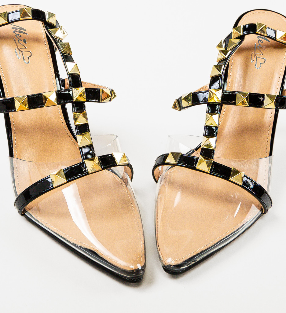 Pantofi Toc Orleans Negri - Eleganță și Stil - imagine 5