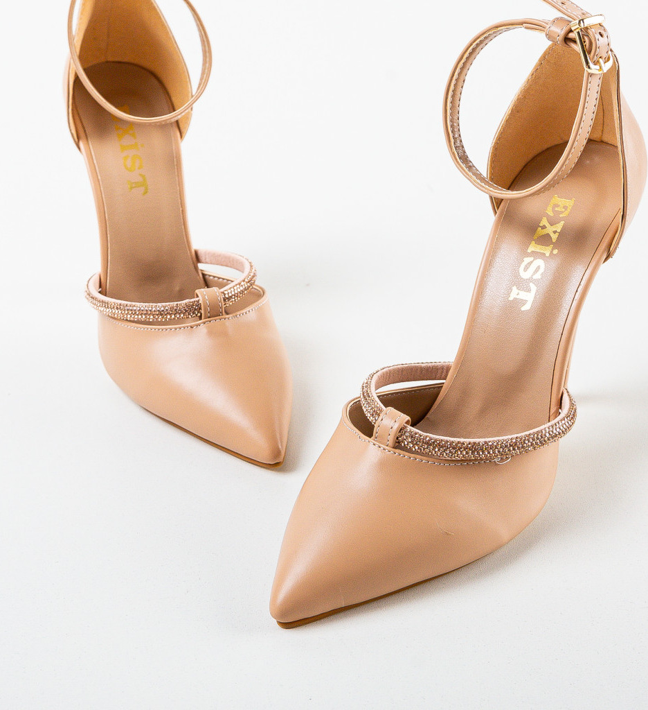 Pantofi Naban Nude - Eleganță și Confort - imagine 8