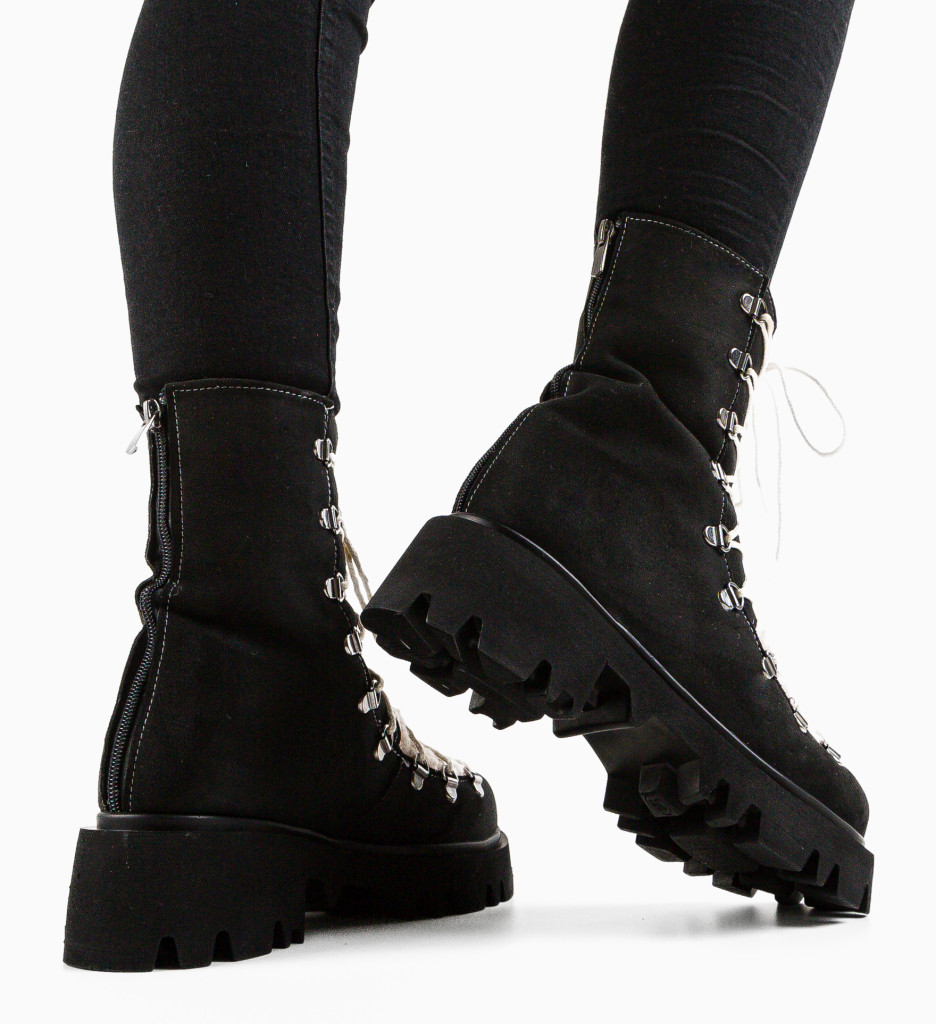 Ghete Dama Bristot Negre | Eleganță și Confort - imagine 4