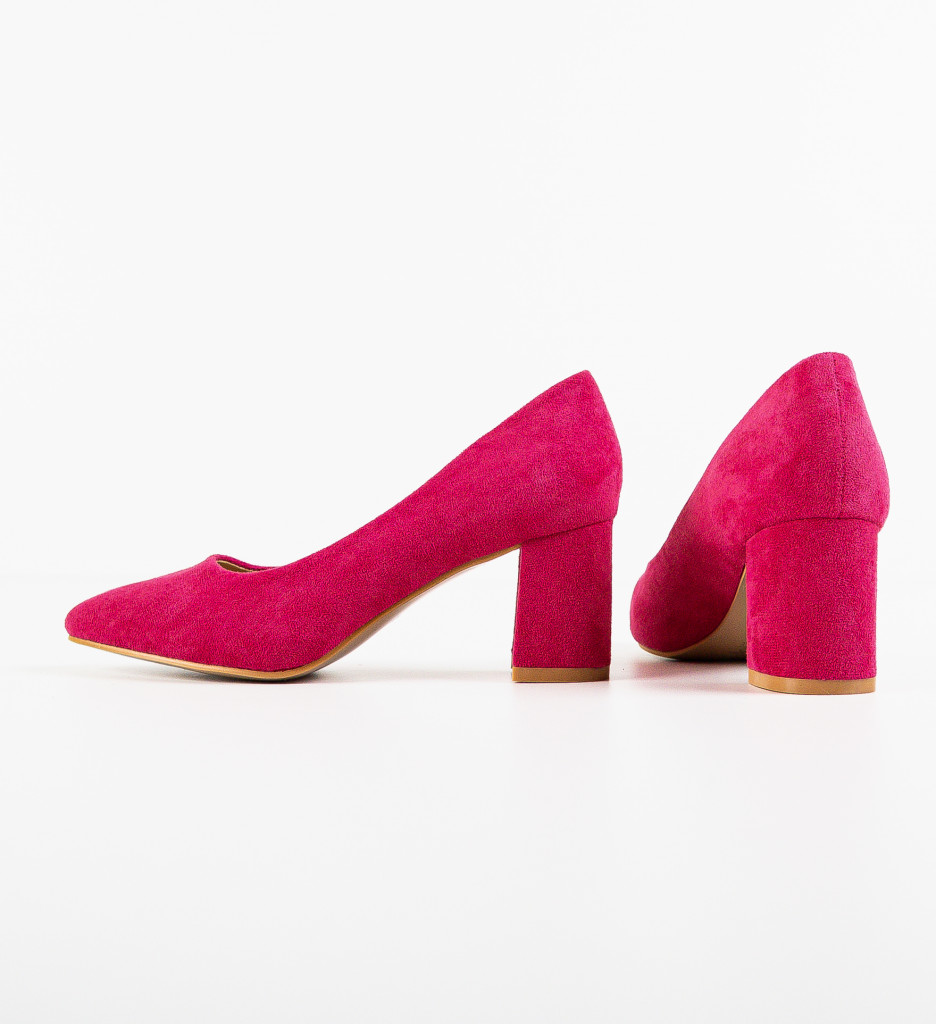 Pantofi Brook Fuchsia | Toc Elegant - imagine 7