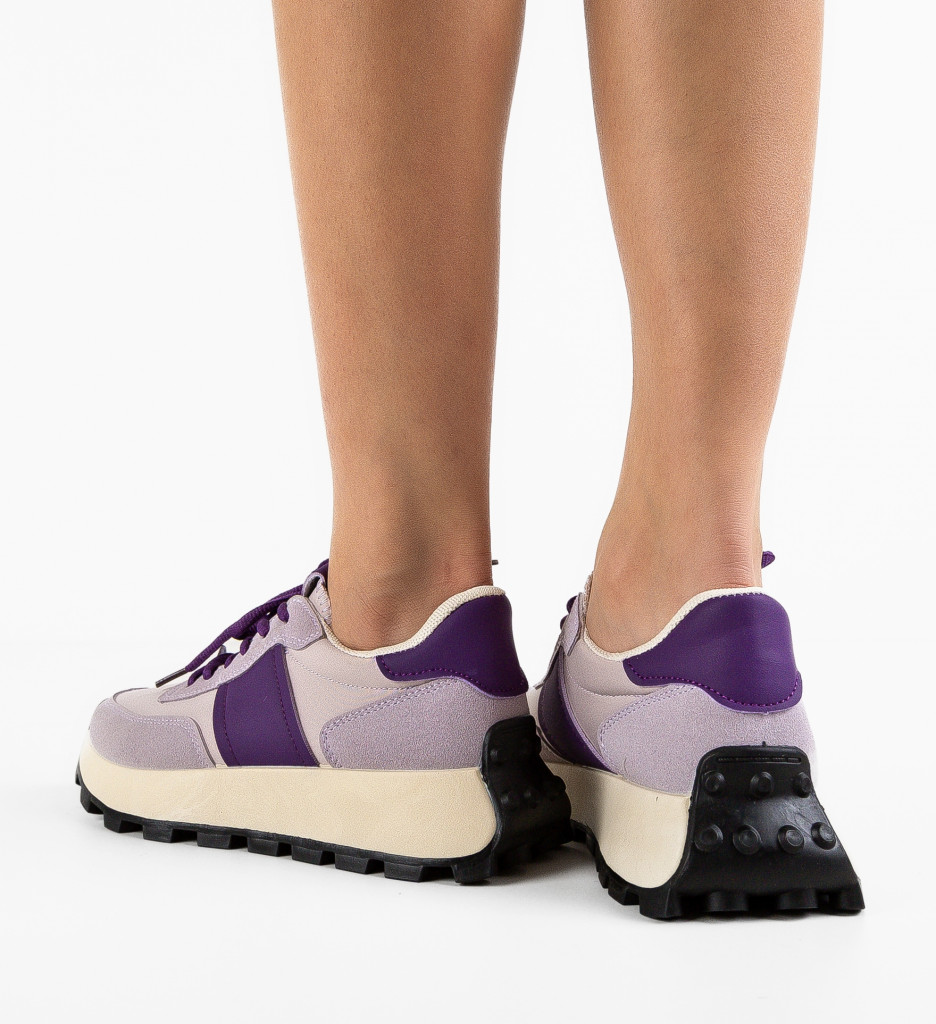 Sneakers Dama Feytong Mov - Confort și Stil - imagine 3
