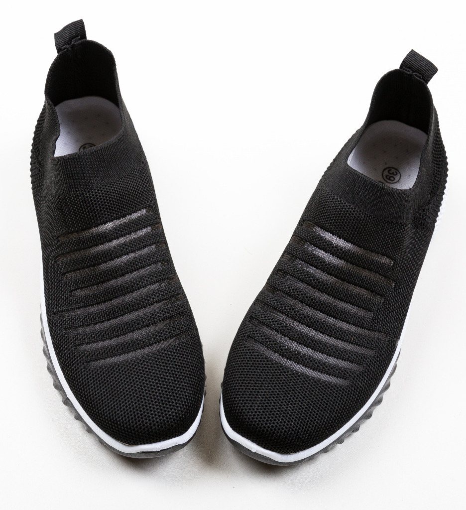 Pantofi Sport Cairon Negri - Confort & Stil - imagine 5
