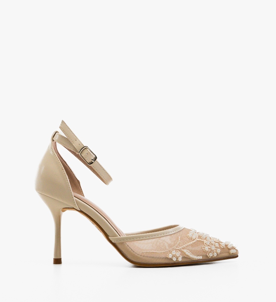 Pantofi dama Sammey Bej Eleganți - imagine 4