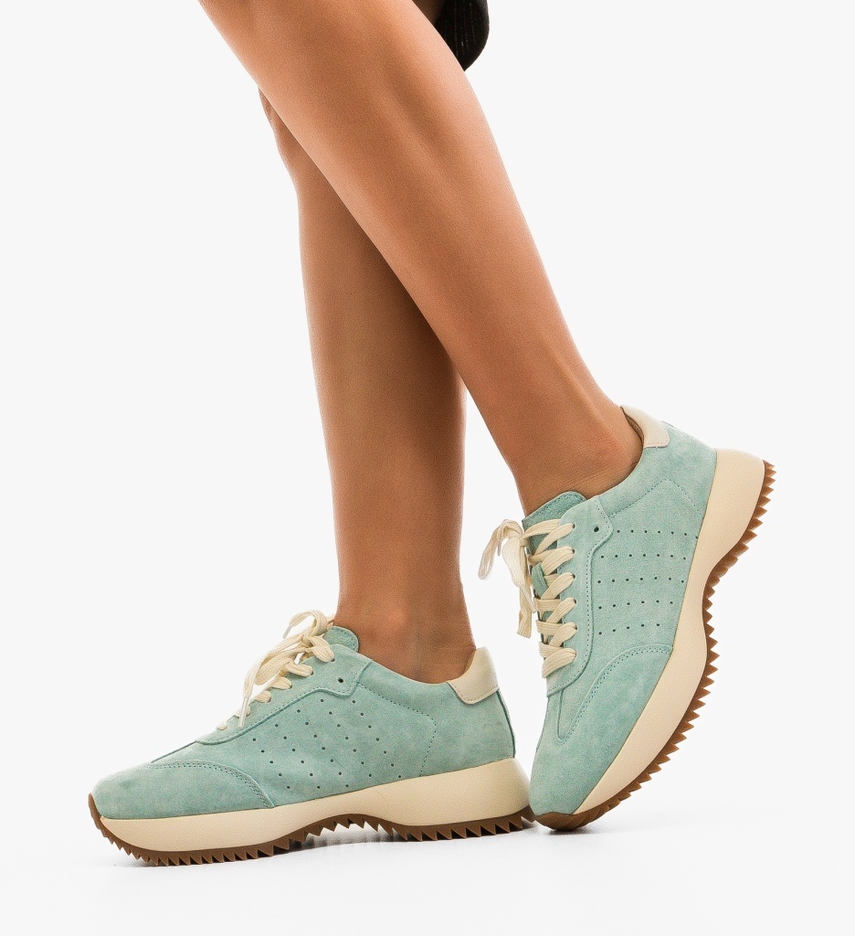 Sneakers dama Mumbay Albastri | Confort Sport