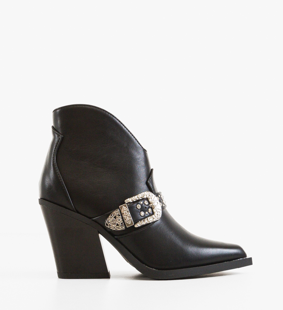 Botine Dama Leigh Negre - Eleganță și Confort - imagine 7