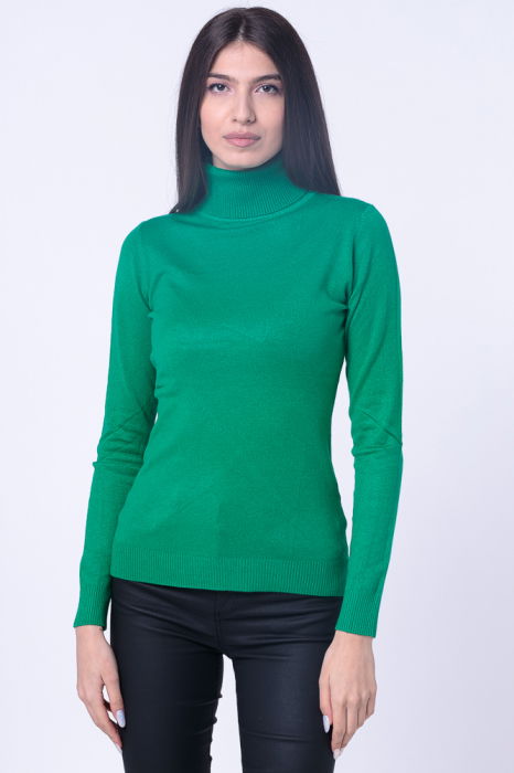 Pulover Verde Smarald cu Cashmere | Shopika