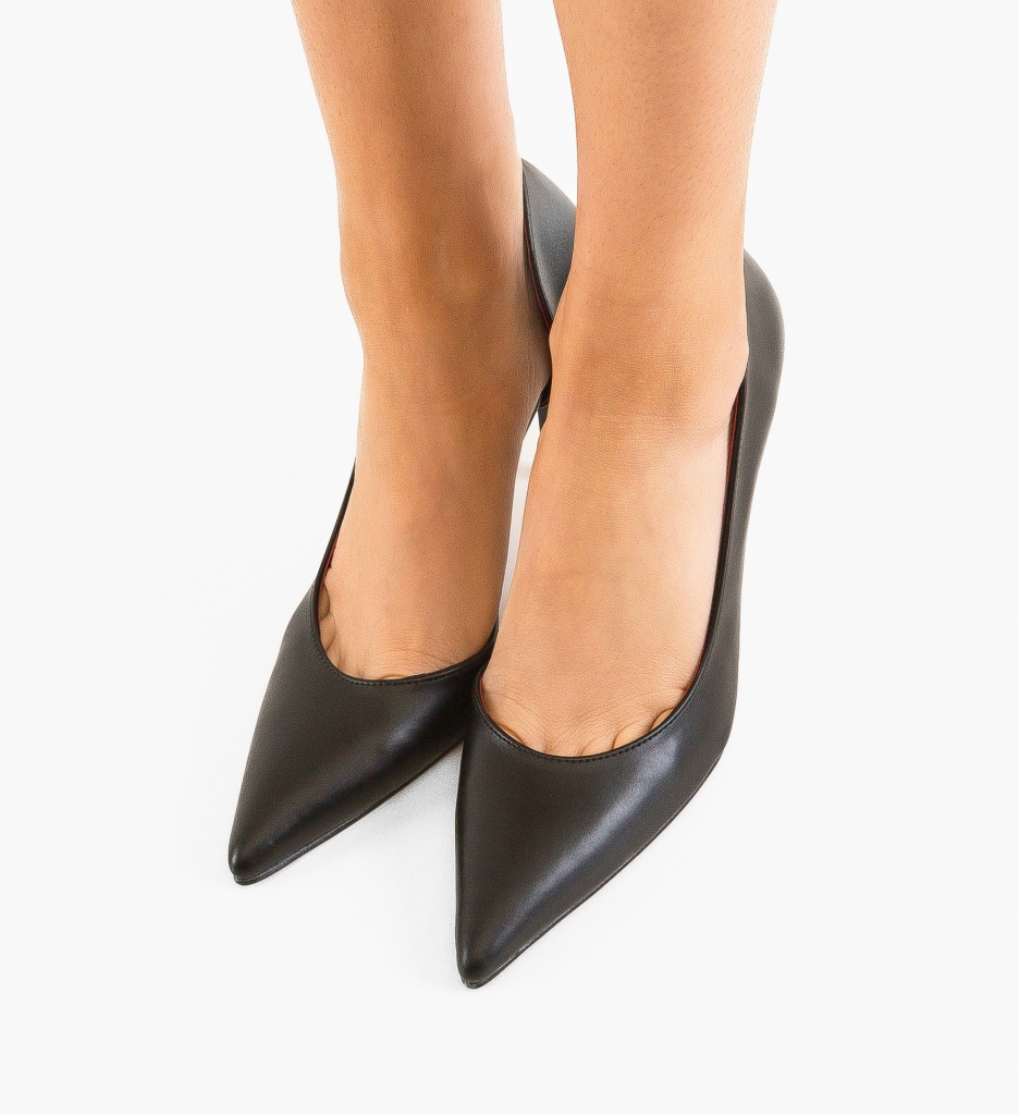 Pantofi Stiletto Dama Jenba Negri - Eleganță Maximă - imagine 3