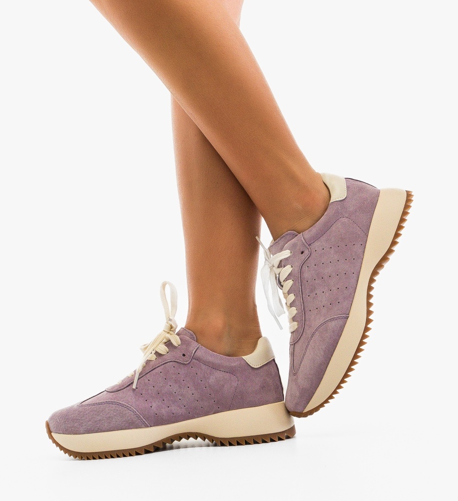 Sneakers Dama Mumbay Mov - Confort și Stil Urban - imagine 2