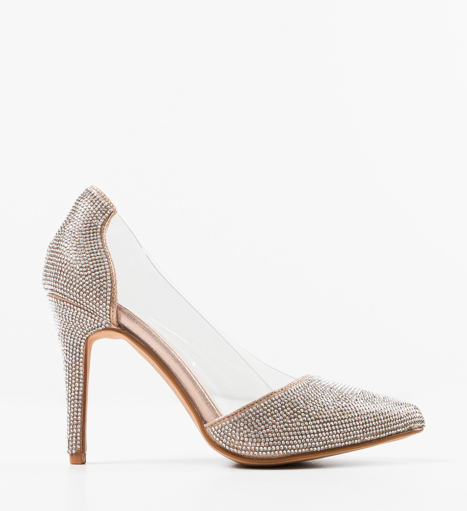 Pantofi Dama Kara Aurii | Eleganță Asigurată - imagine 5