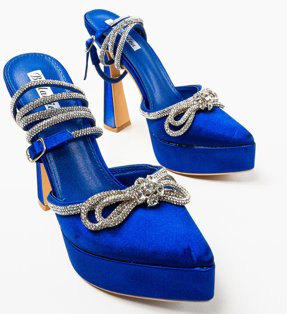 Pantofi Camacho Albastri - Eleganță și Stil - imagine 5