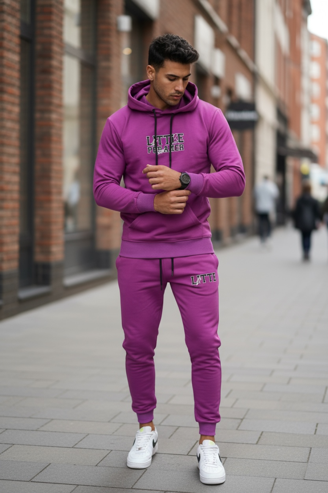 Trening Barbati Slim Fit Mov | Design Modern