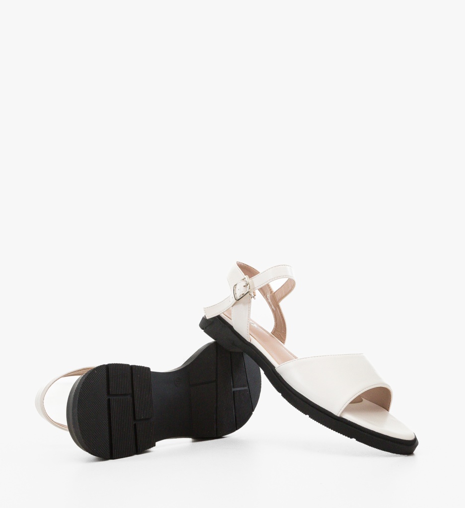 Sandale Dama Nango Albe | Eleganță și Confort - imagine 5