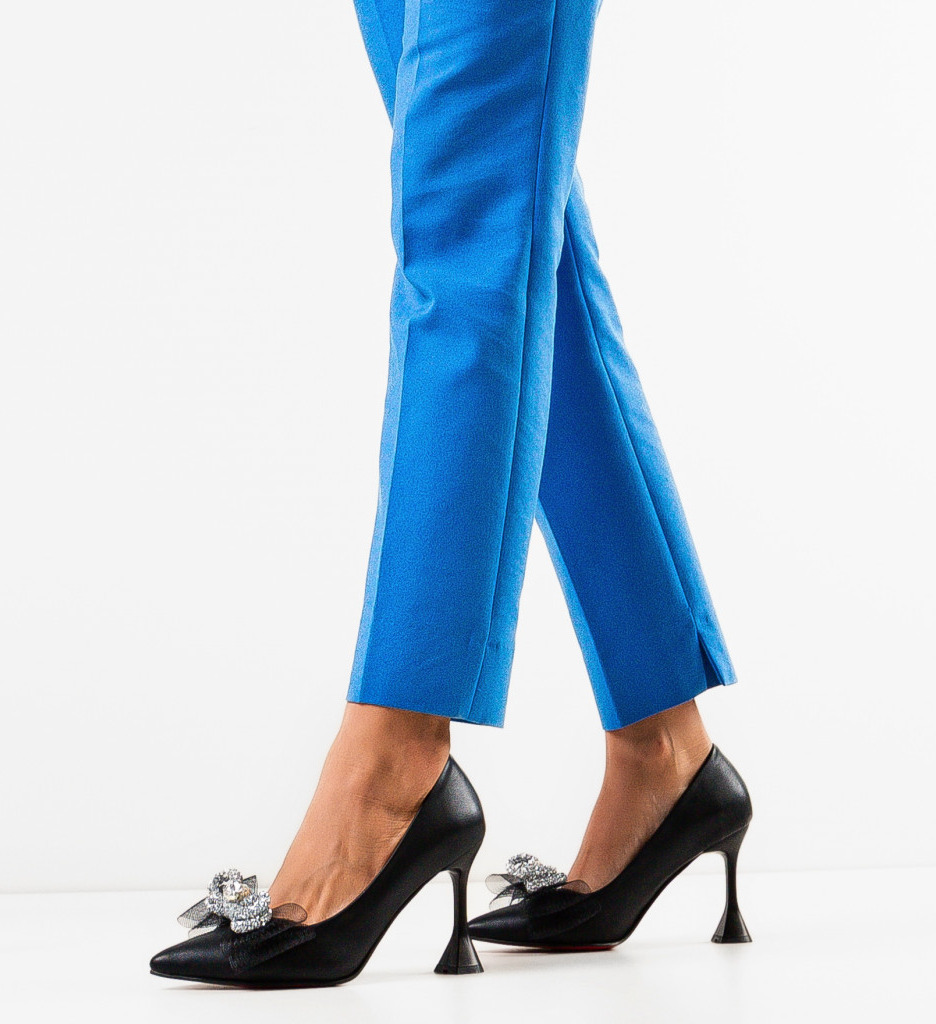 Pantofi Dydyan Negri cu Toc | Eleganță și Stil - imagine 3