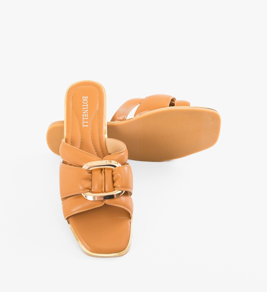 Papuci dama Kypa Camel - Confort și Eleganță - imagine 5