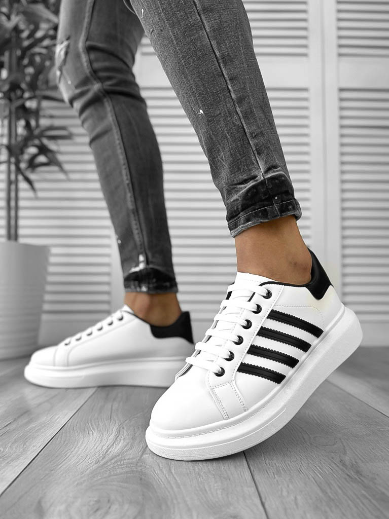 Adidasi Barbati Albi Casual | Confort Superior
