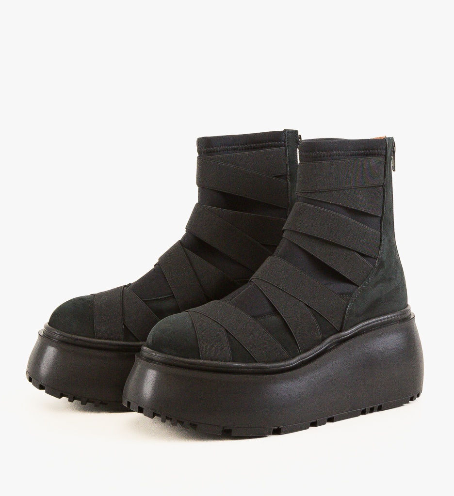 Ghete Dama Geratomo Negre | Eleganță și Confort - imagine 7
