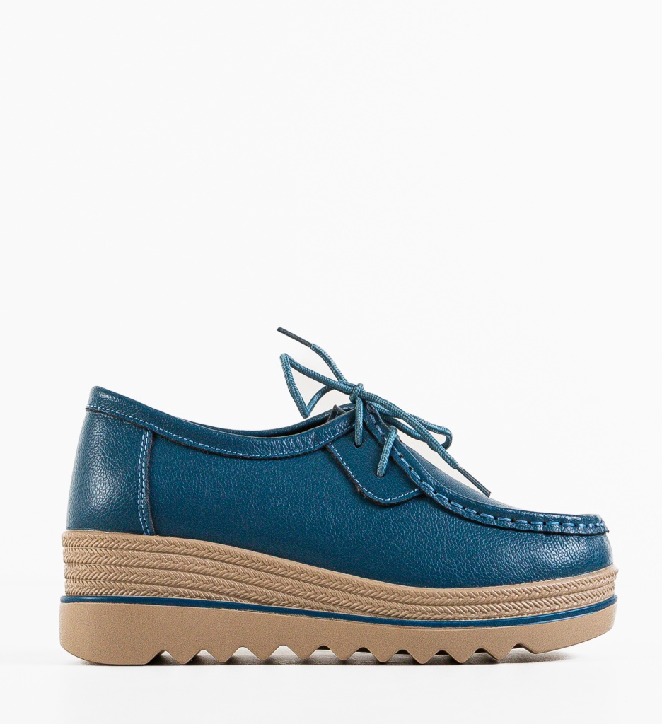 Pantofi Casual Dama Albastre - Confort și Stil - imagine 6