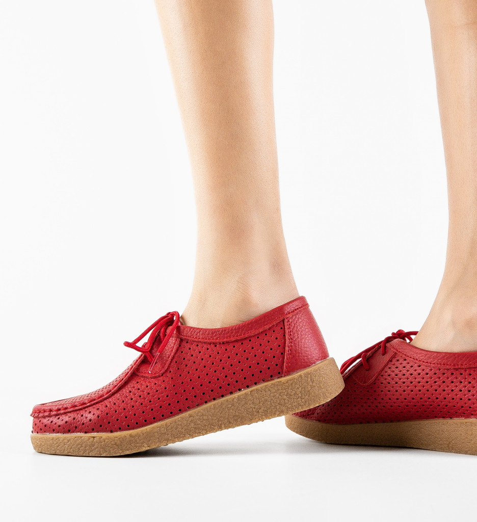 Pantofi Casual Yorker Rosii - Stil și Confort - imagine 3
