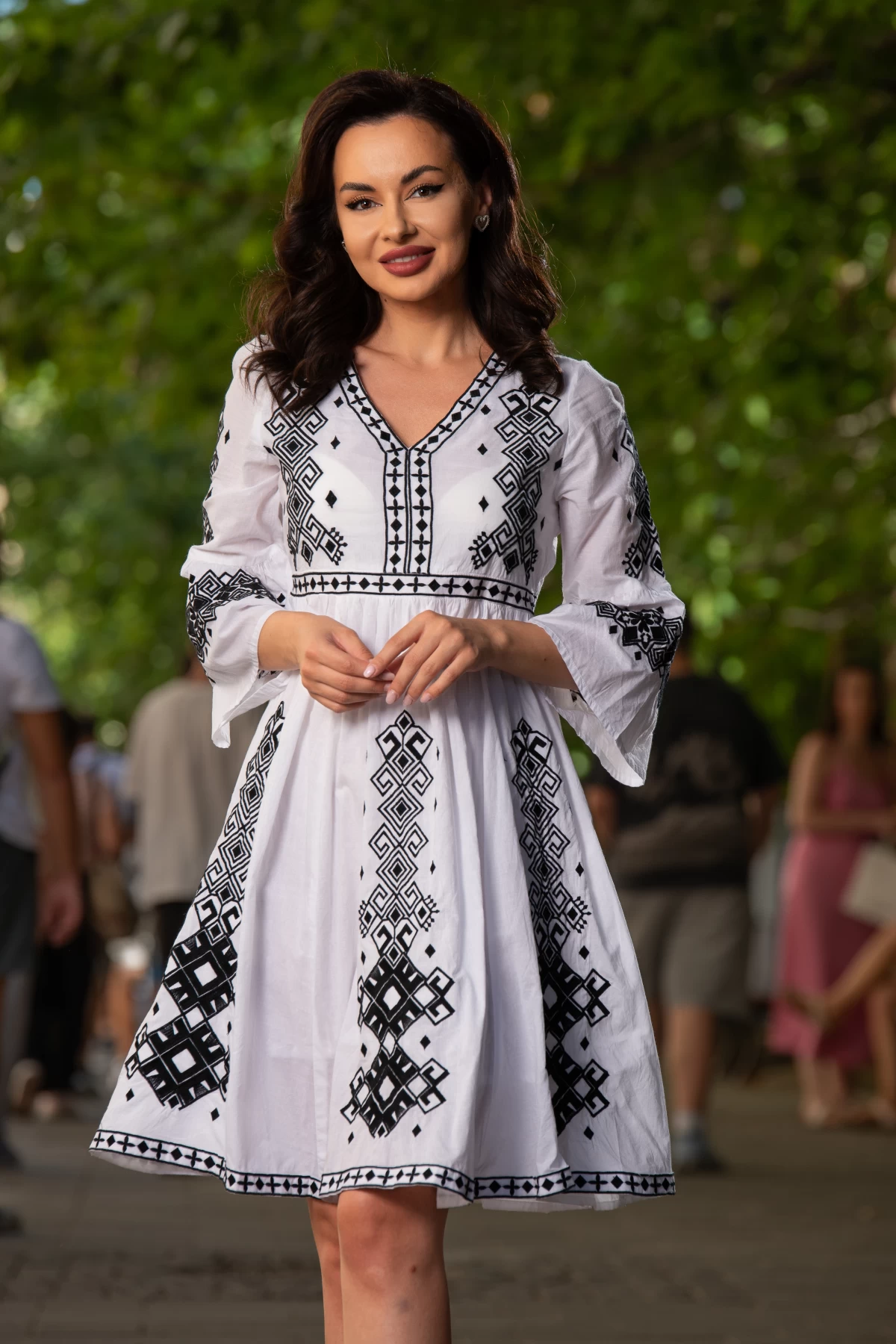 Rochie Traditionala Simona - 100% Bumbac