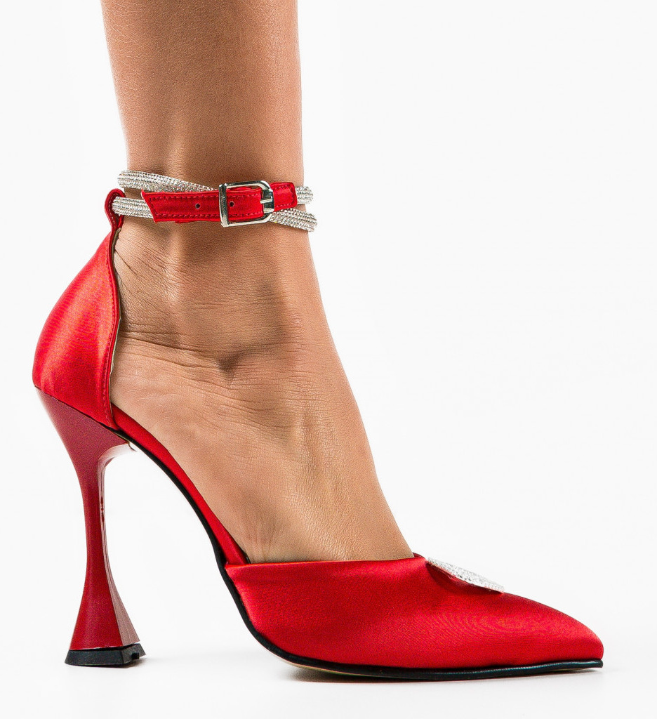 Pantofi dama Kiss Rosii - Eleganță și Stil - imagine 4