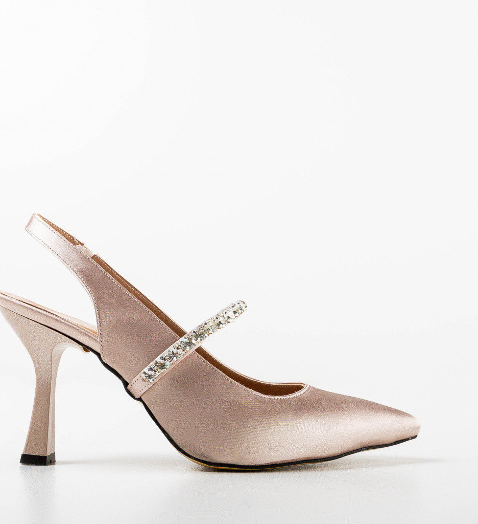Pantofi Giucale Bej cu Toc - Eleganță și Stil - imagine 4