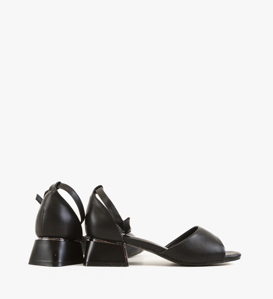 Sandale cu Toc Anabelle Negre - Eleganță și Stil - imagine 6