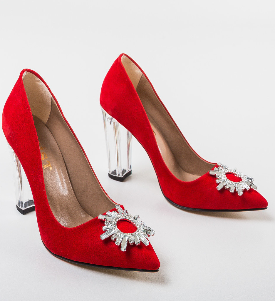 Pantofi Unka Rosii cu Toc - Eleganță Asigurată - imagine 7