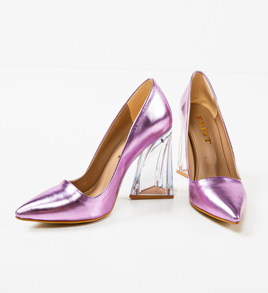 Pantofi cu Toc Samplia Roz - Eleganță și Stil - imagine 6