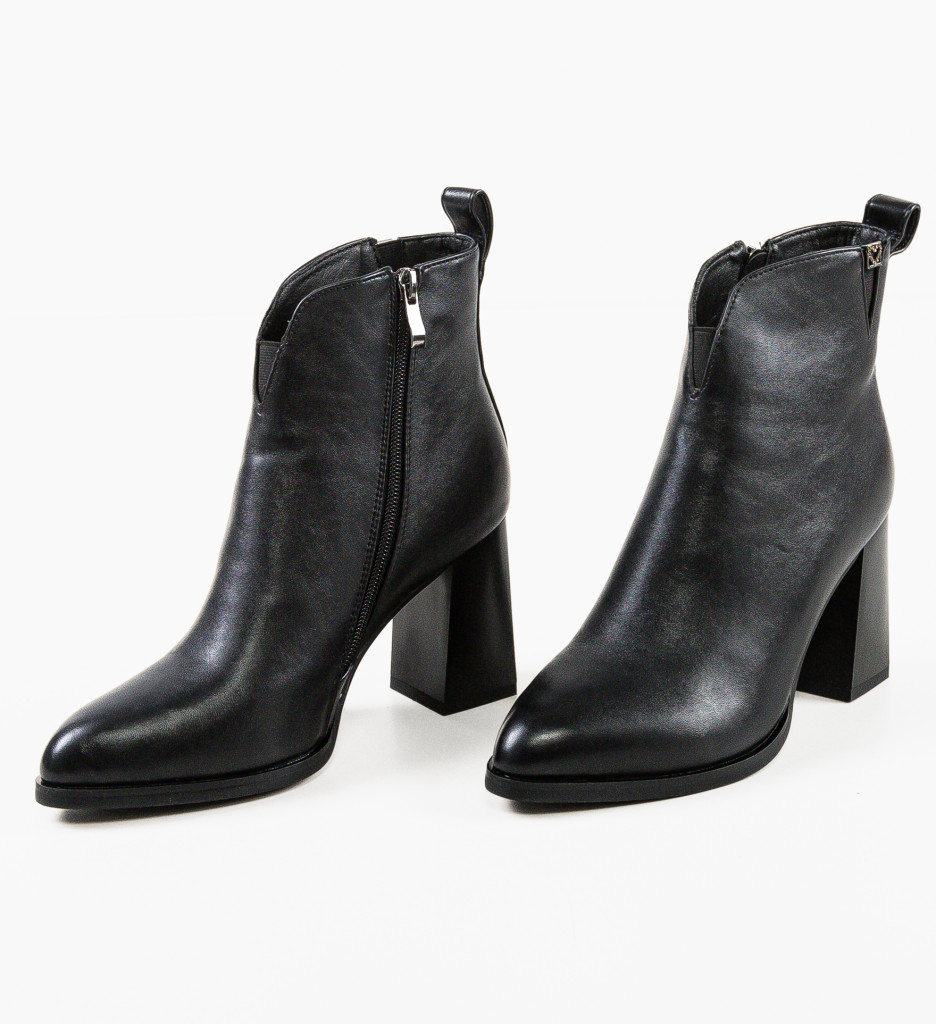 Botine Dama Erikell Negre - Eleganță și Confort - imagine 6