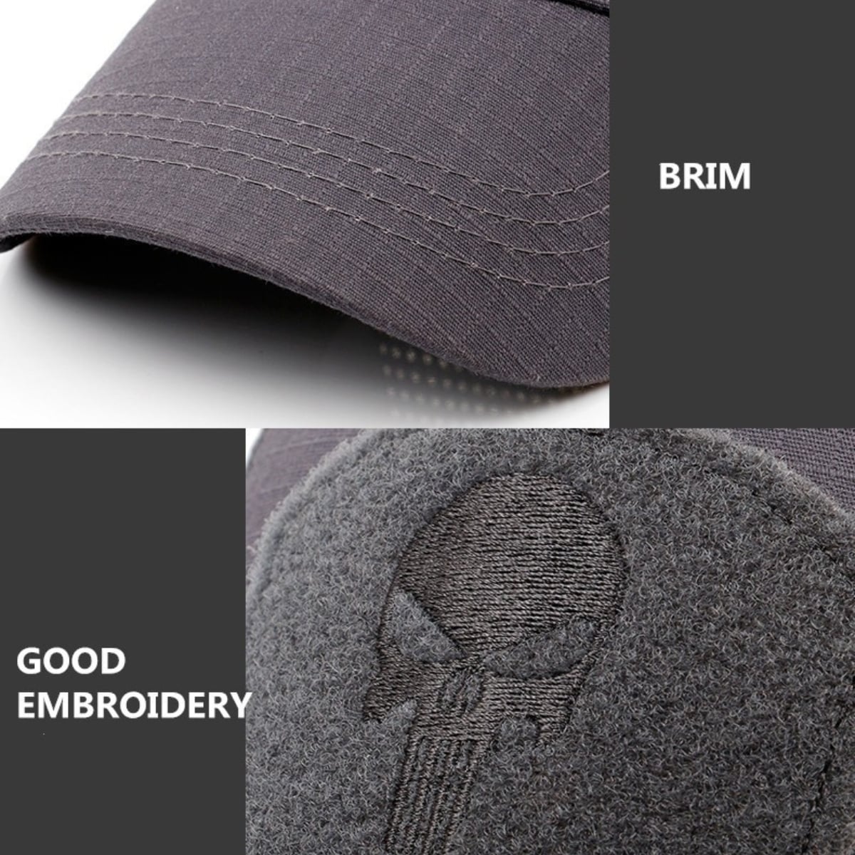 Sapca Barbati Picadili Negru Militar Ajustabila - imagine 5