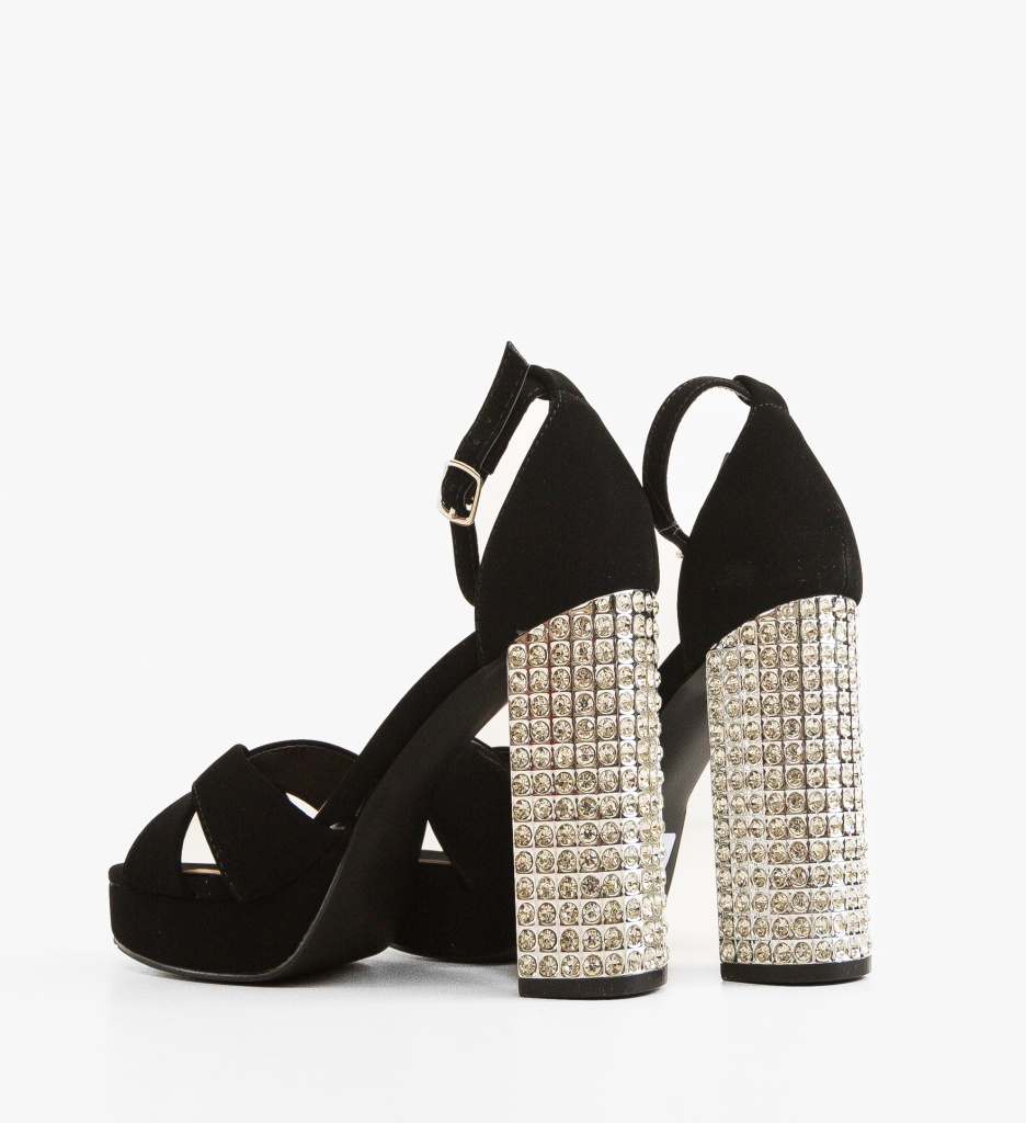 Sandale cu Toc Hanse Negre | Eleganță Maximă - imagine 5