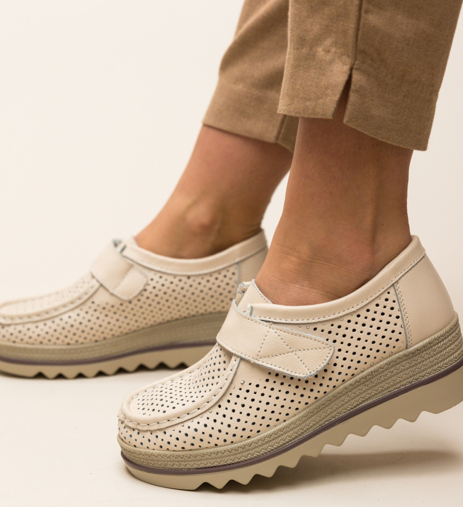 Pantofi Casual Histria Bej - Confort și Stil