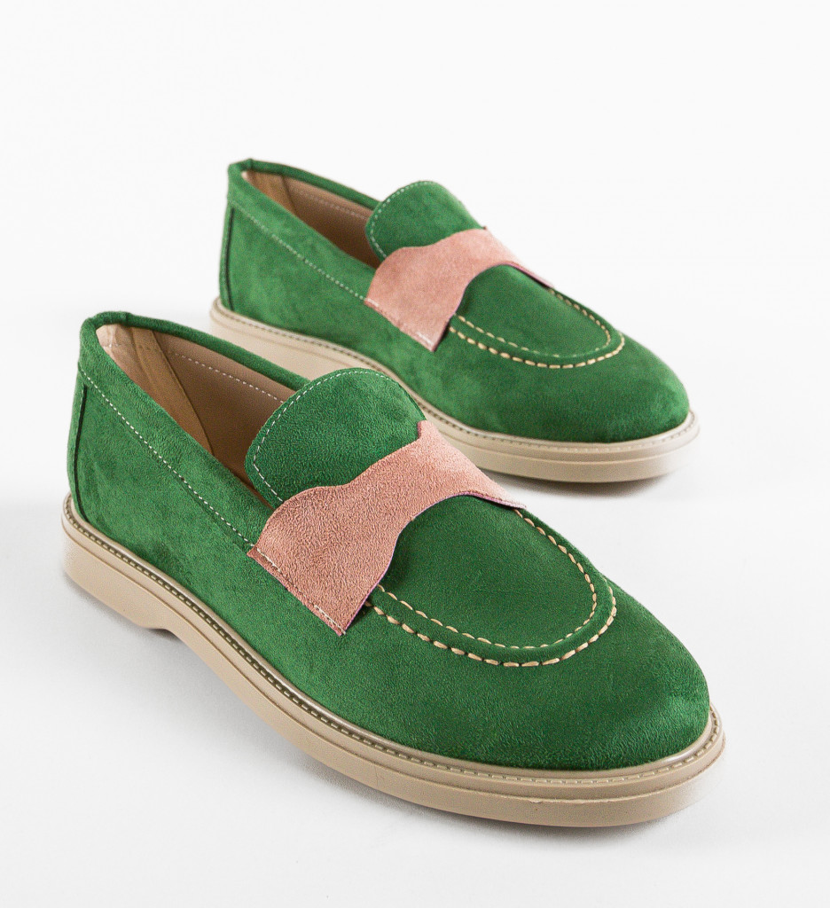 Pantofi Casual Verzi Andrey | Stil Modern Zilnic - imagine 8