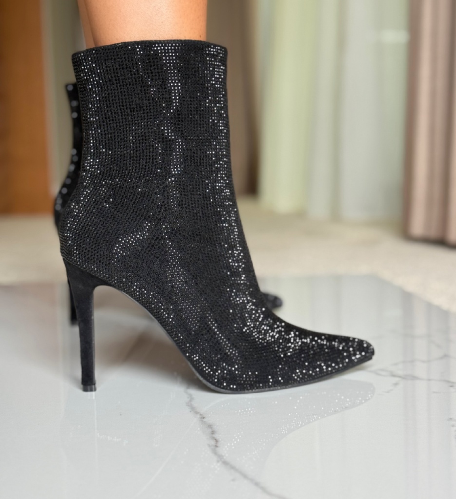 Botine Dama Fatma Negre - Eleganță și Confort - imagine 4