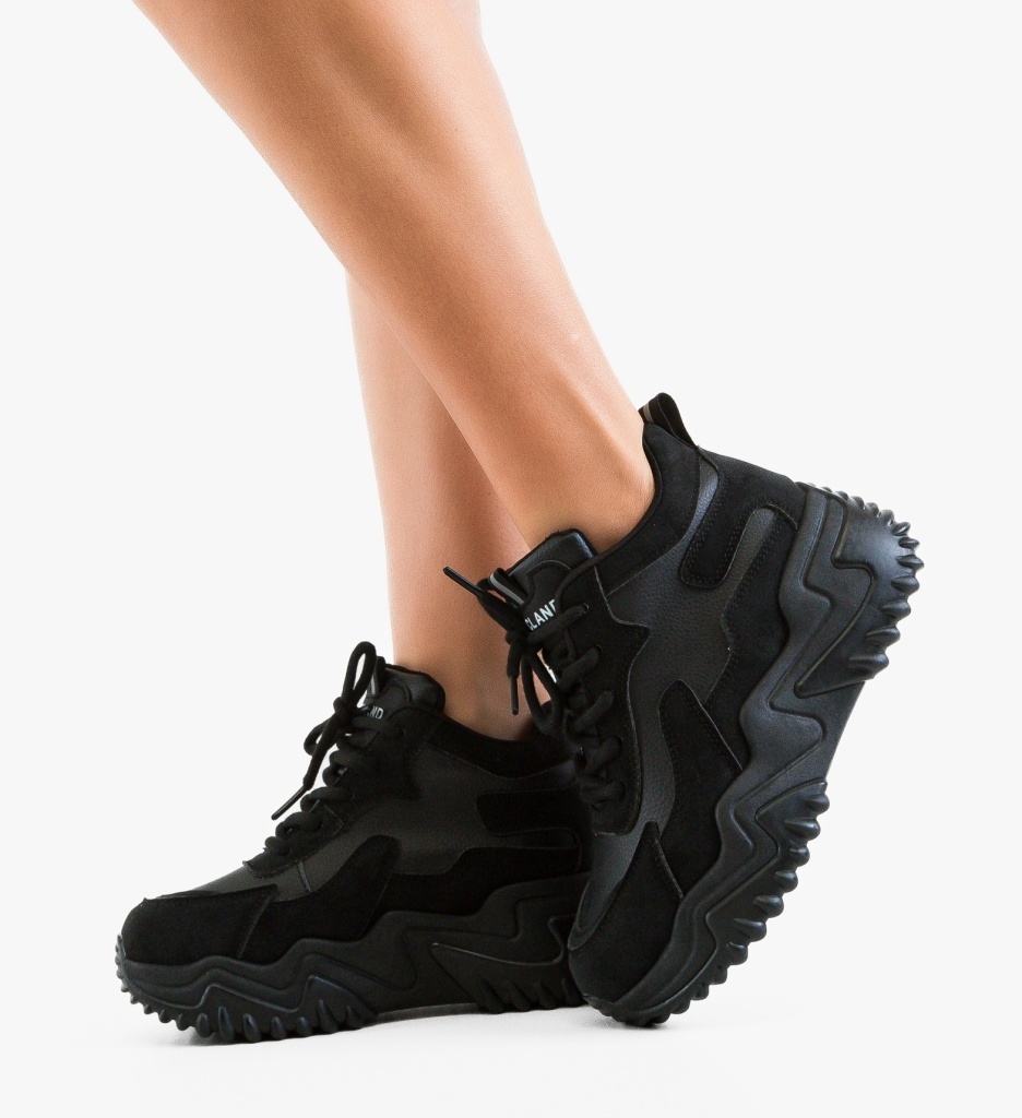 Sneakers Dama Orangyna Negri - Confort Spor - imagine 4