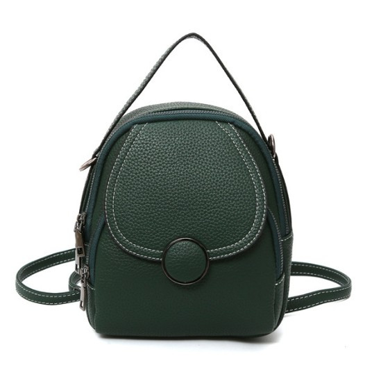 Rucsac dama Genila GT371, verde, versatil si compact