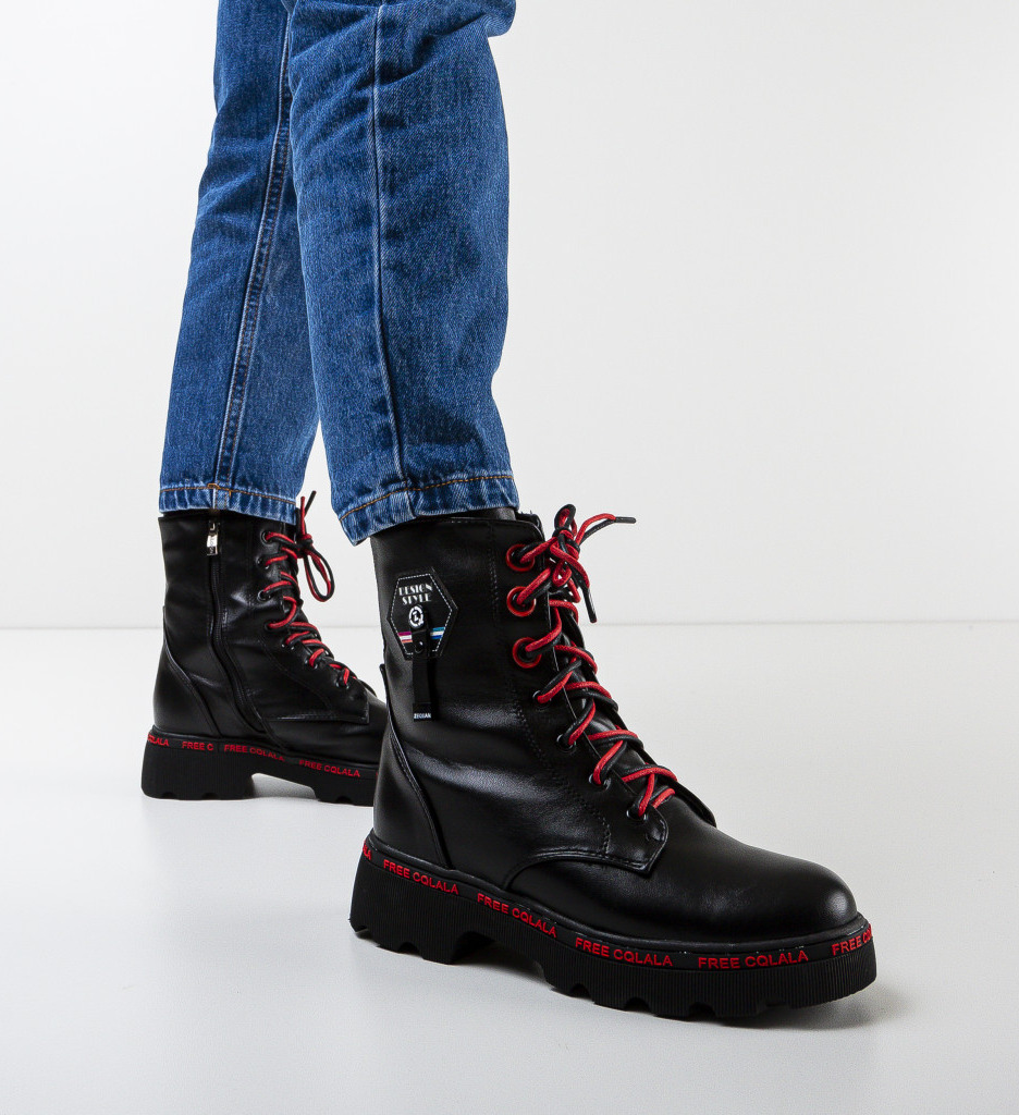 Ghete Sierra Negre Confortabile | Stil Urban - imagine 2
